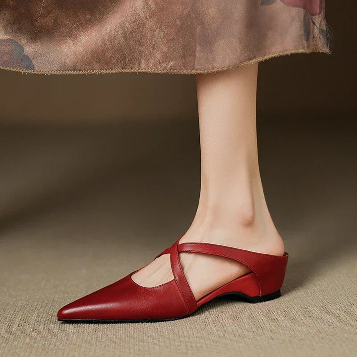 Mules Damen Mit Absatz & Arch Support – Elegante Spitzform Für Stilbewusste Frauen 0
