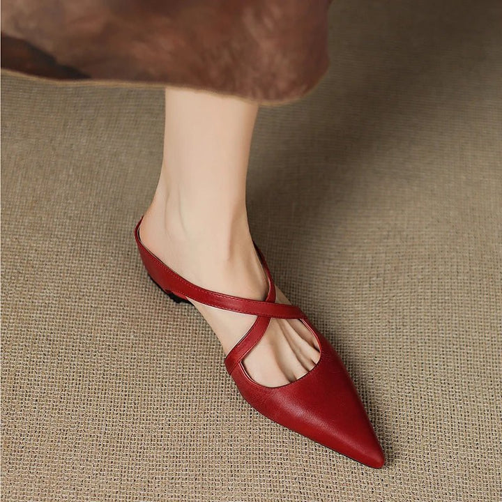 Mules Damen Mit Absatz & Arch Support – Elegante Spitzform Für Stilbewusste Frauen 2