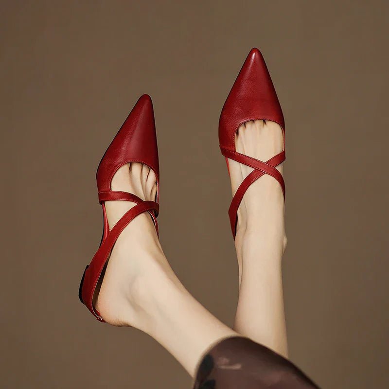 Mules Damen Mit Absatz & Arch Support – Elegante Spitzform Für Stilbewusste Frauen 3