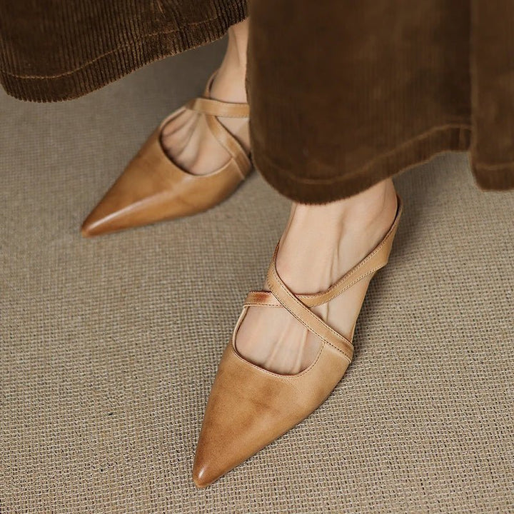 Mules Damen Mit Absatz & Arch Support – Elegante Spitzform Für Stilbewusste Frauen 8