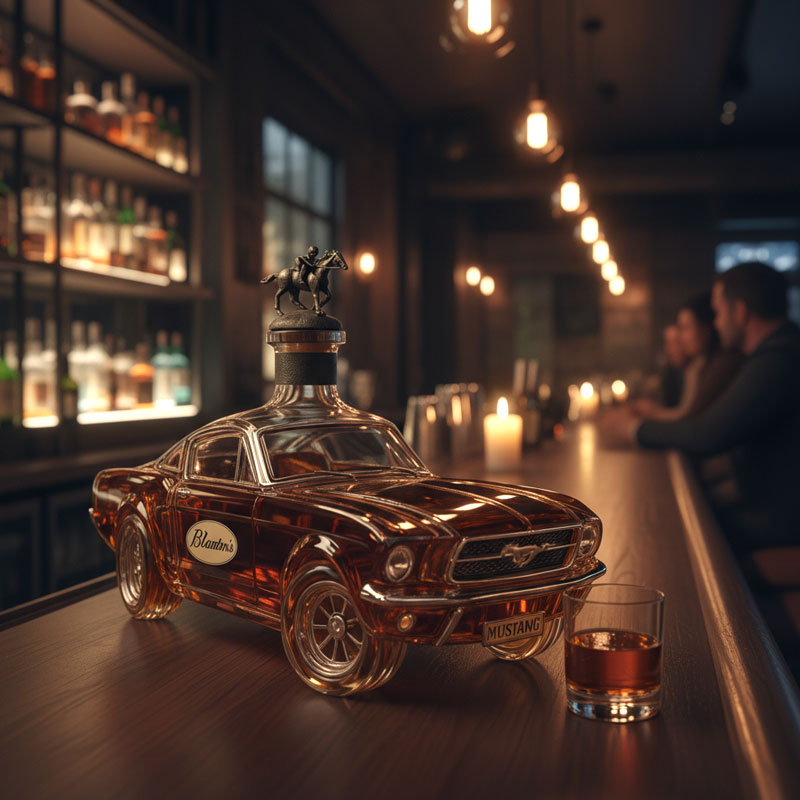 Mustang-Formet Whiskykaraffel - Unik Og Elegant Karaffel Til Hjemmebaren 1