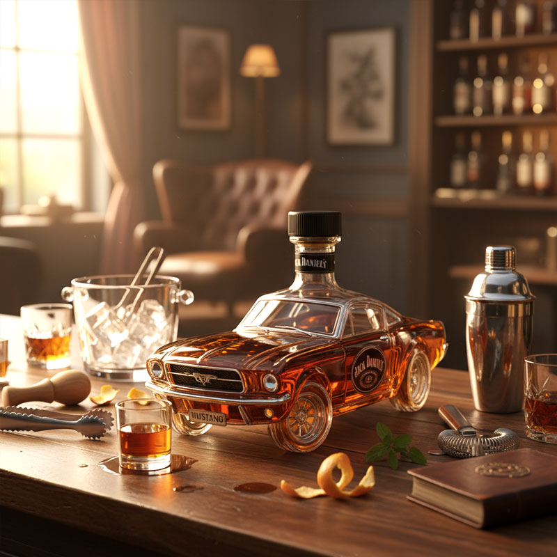 Mustang-Formet Whiskykaraffel - Unik Og Elegant Karaffel Til Hjemmebaren 2