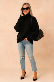 Natalia | Oversized rullekravetrøje 2