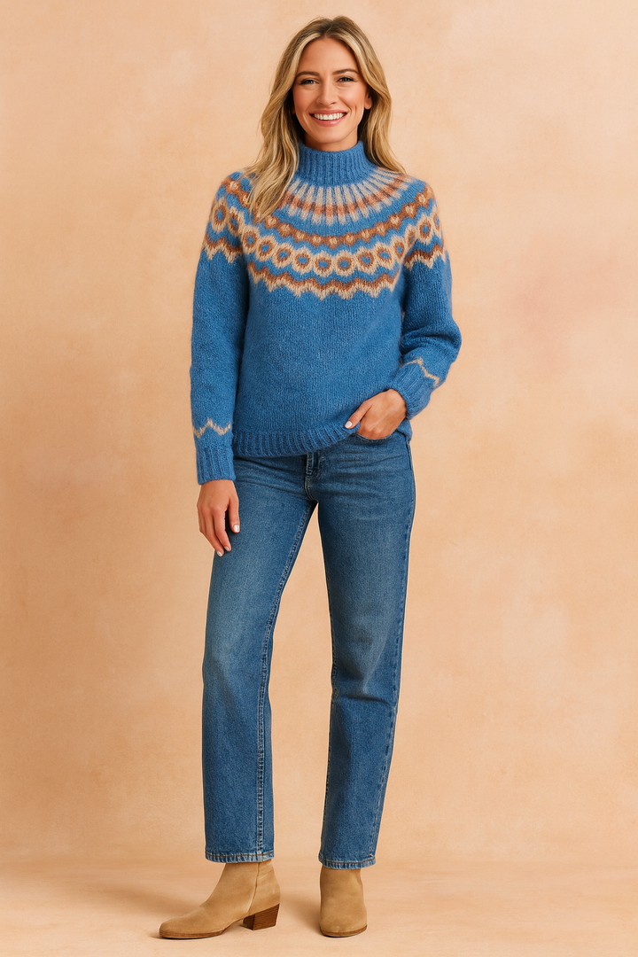 Natalia | Sweater med dekorativt bærestykke 2