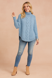 Oliwia | Oversized rullekravetrøje 0