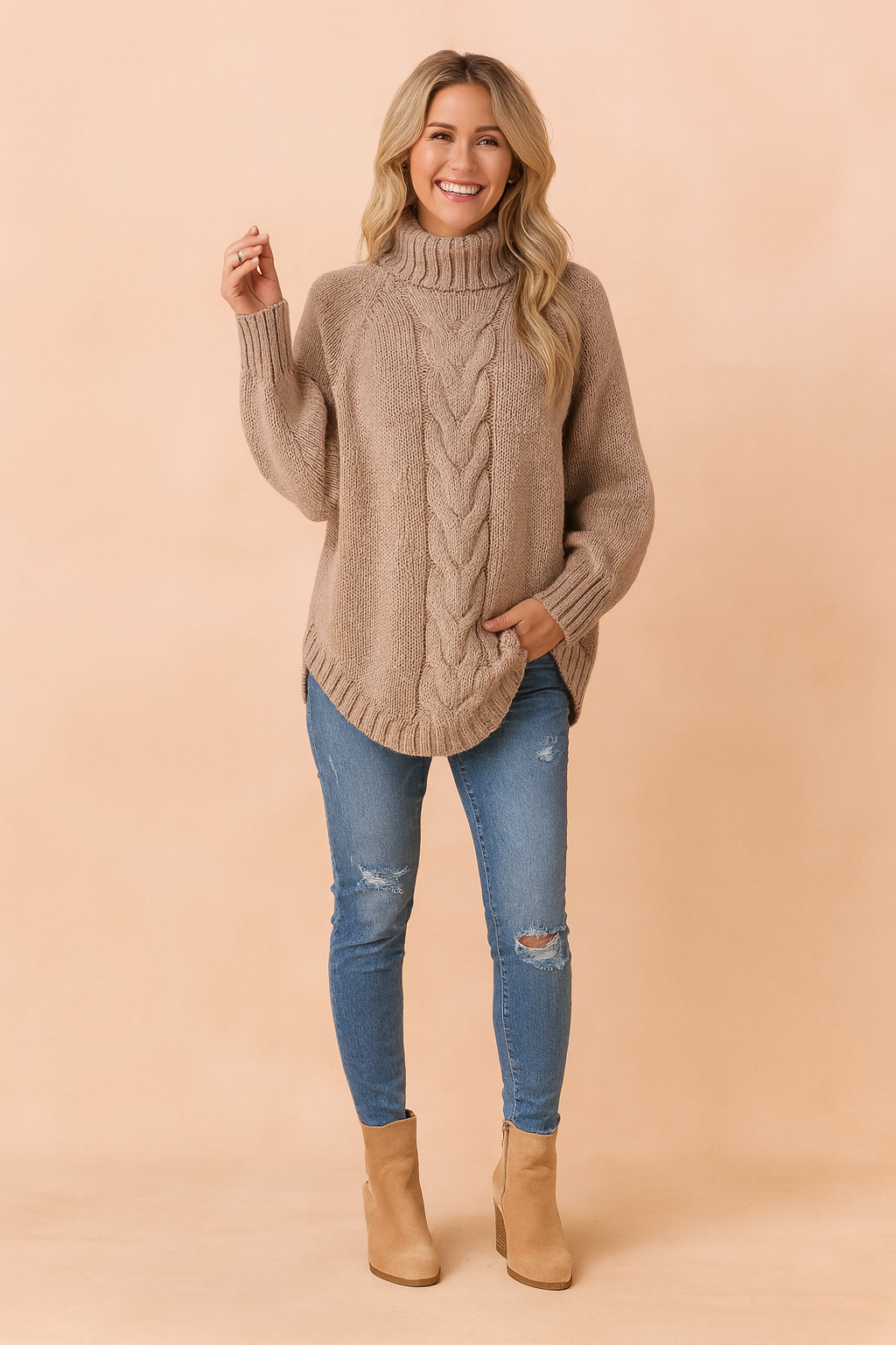 Oliwia | Oversized rullekravetrøje 3