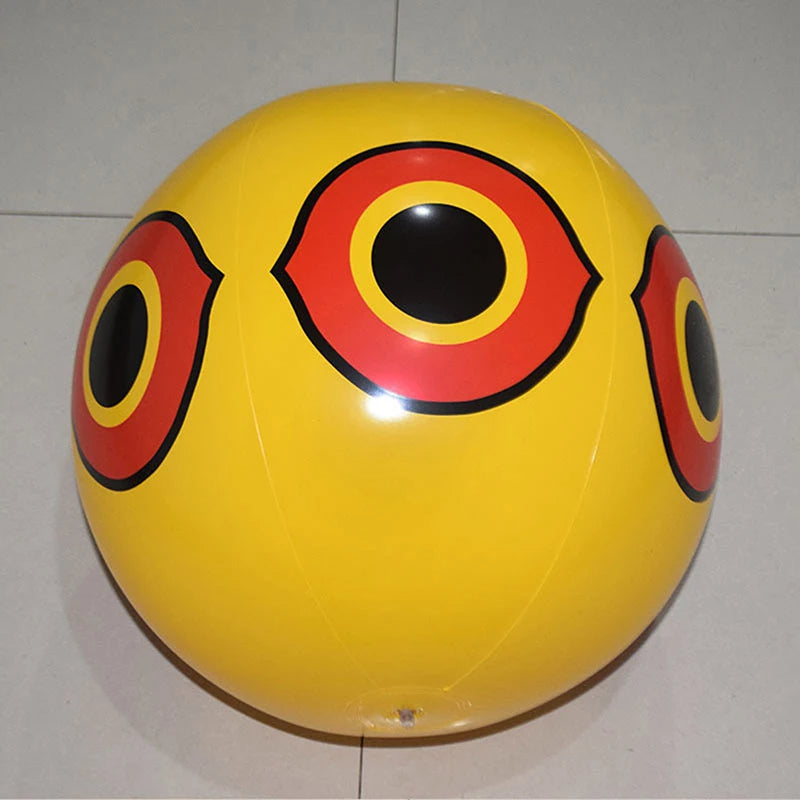 Oppustelig skræmmeøjeballon fugleafskrækker 1