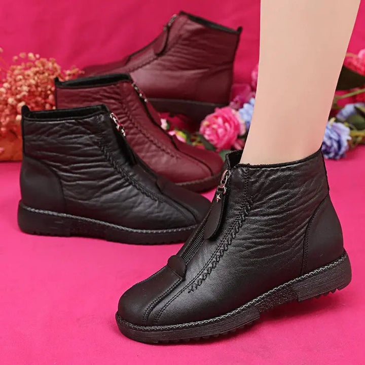 Orthopädische Damen Ankle Boots mit Arch Support, Gefüttert und Rutschfest für Winter 2