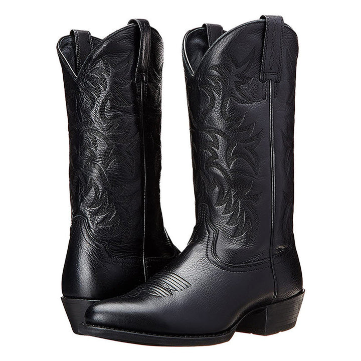 Orthopädische Damen Cowboy-Stiefel mit Arch Support und stilvollen Western-Details 0