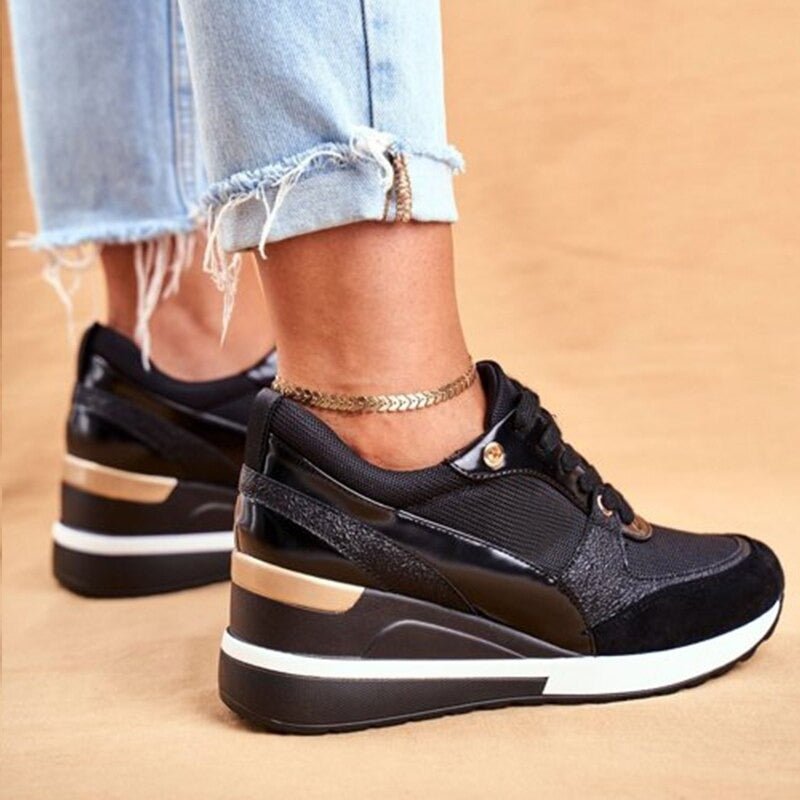 Orthopädische Damen High-Top Sportsneaker mit Arch Support für Komfort und Stil 4