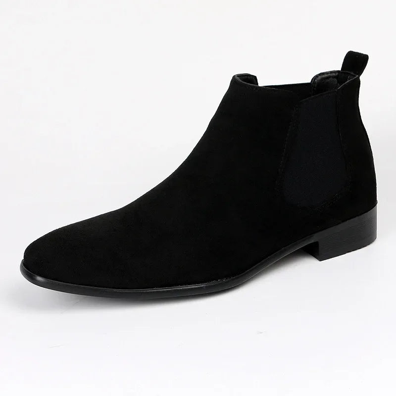 Orthopädische Herren Chelsea Boots mit Arch Support Knöchelhoch Komfortabler Pull-On Schuh 1