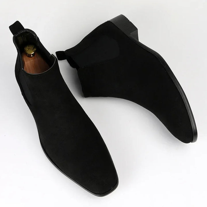 Orthopädische Herren Chelsea Boots mit Arch Support Knöchelhoch Komfortabler Pull-On Schuh 3