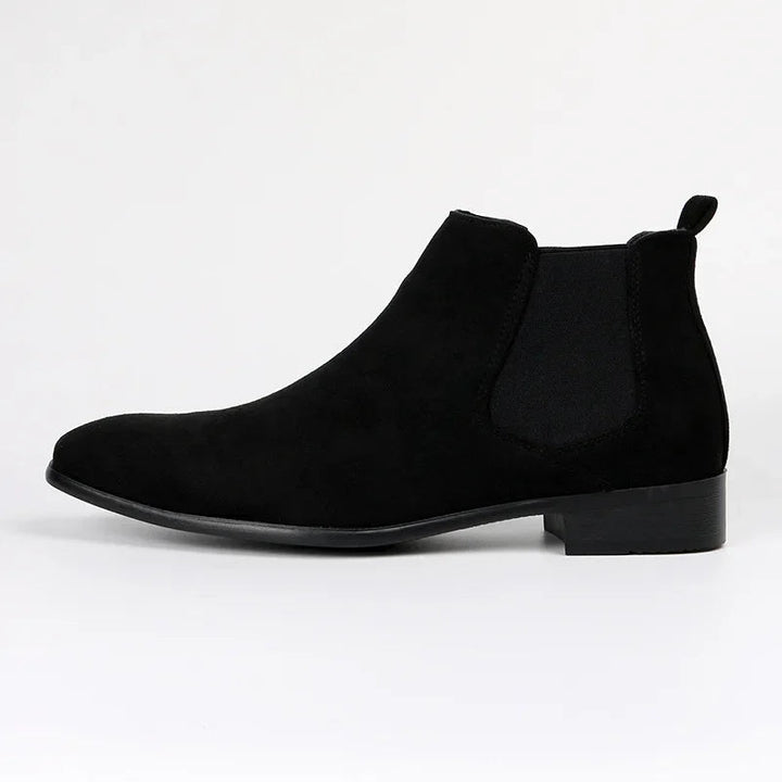 Orthopädische Herren Chelsea Boots mit Arch Support Knöchelhoch Komfortabler Pull-On Schuh 6