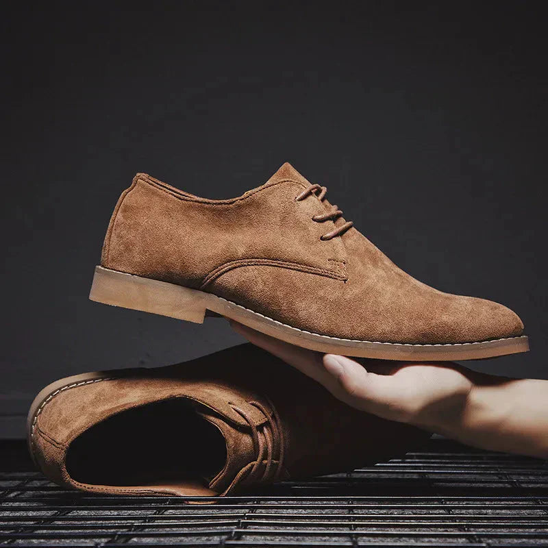 Orthopädische Herren Derby-Schuhe mit Arch Support – Minimalistisches Design für Alltag und Frühling 0