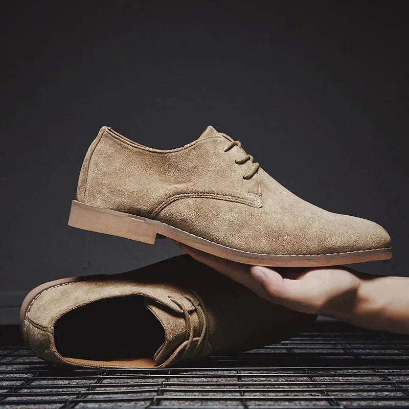 Orthopädische Herren Derby-Schuhe mit Arch Support – Minimalistisches Design für Alltag und Frühling 1
