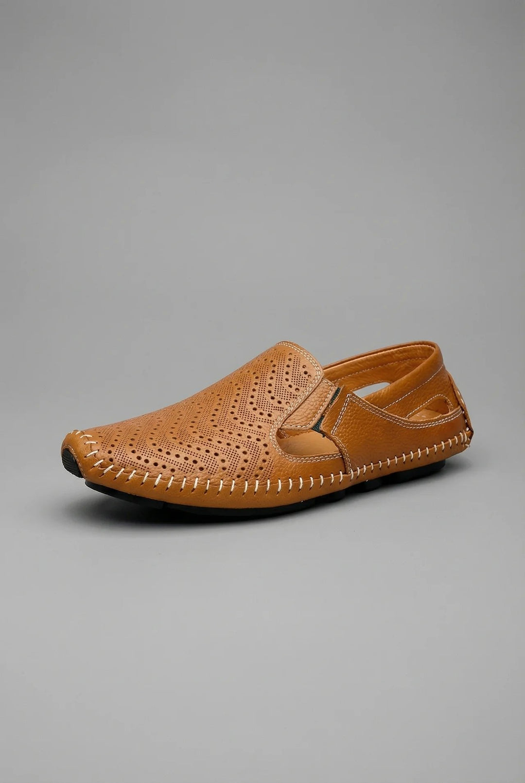 Orthopädische Herren Loafer mit Arch Support und atmungsaktiver Perforation Slip-On Design 3