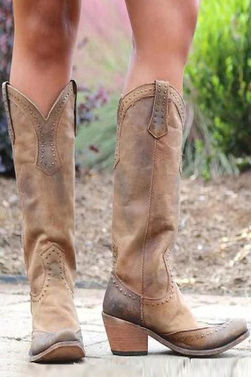 Orthopädische Western-Cowboystiefel mit Arch Support für Damen Komfort und Stil 1