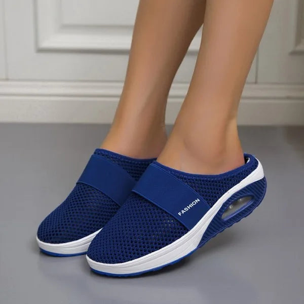 Ortopædiske Sandaler Dame med Arch Support - Komfortable og Åndbare Slip-On Sandaler til Hverdag 1