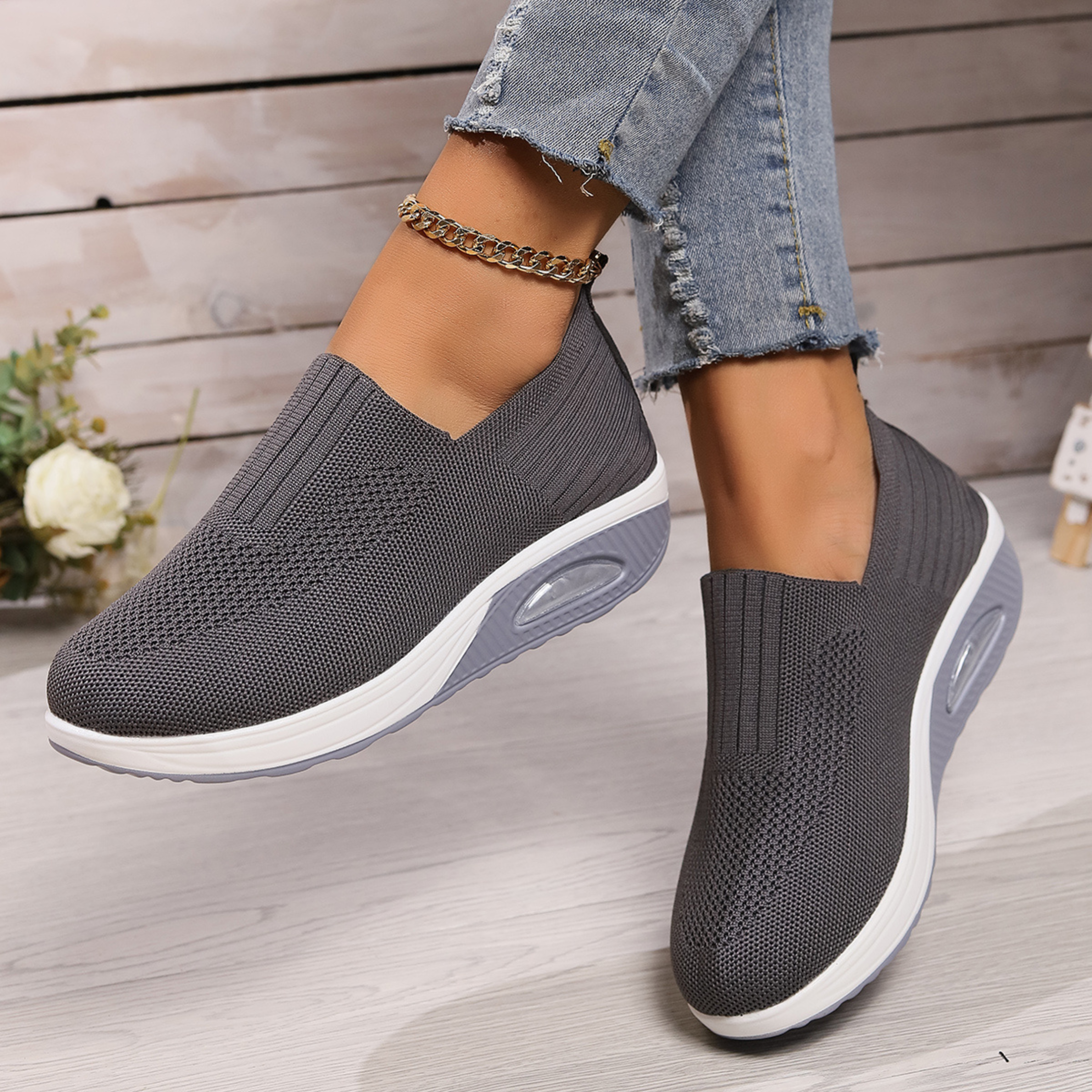 Ortopædiske Sko Med Arch Support Til Kvinder - Komfort Hele Dagen, Slip-On Design 5