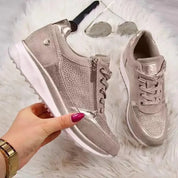 Ortopædiske Sneakers Til Kvinder Med Lynlås - Komfortable Og Stilfulde Gå-Sko Med Arch Support 7