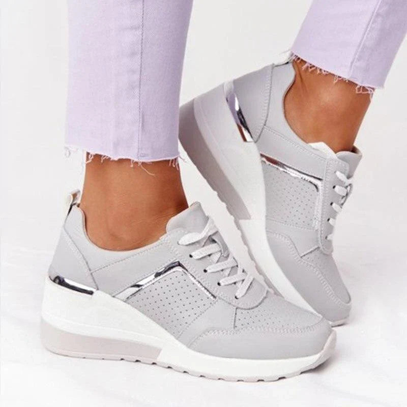 Ortopædiske Wedge Sneakers Til Kvinder - Komfortabel Og Moderne Design Med Arch Support 1