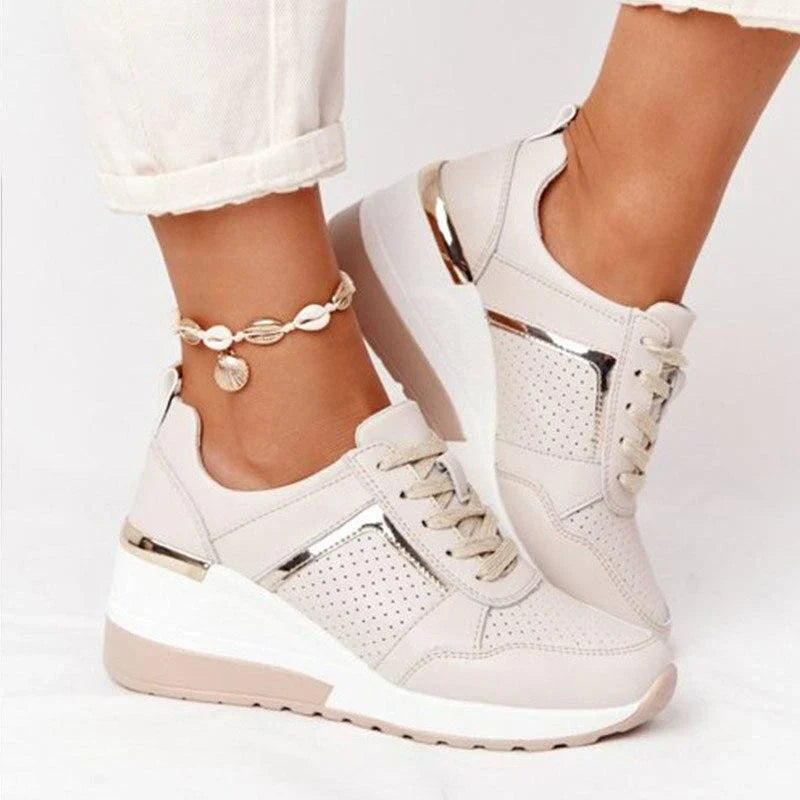 Ortopædiske Wedge Sneakers Til Kvinder - Komfortabel Og Moderne Design Med Arch Support 2