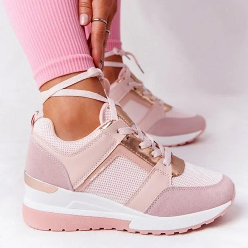 Ortopædiske Wedge Sneakers Til Kvinder - Komfortabel Og Moderne Design Med Arch Support 3