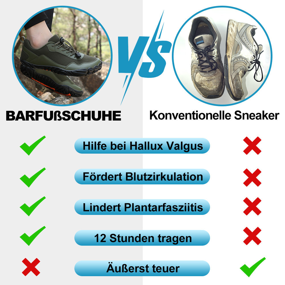 Ortopædiske vandtætte barfodssko 2