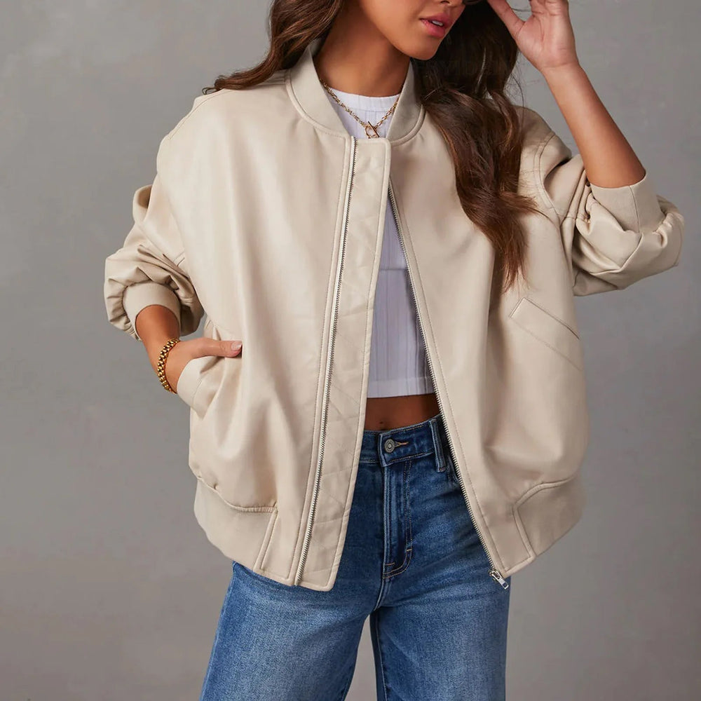 Oversized bomberjakke til kvinder | Casual 1