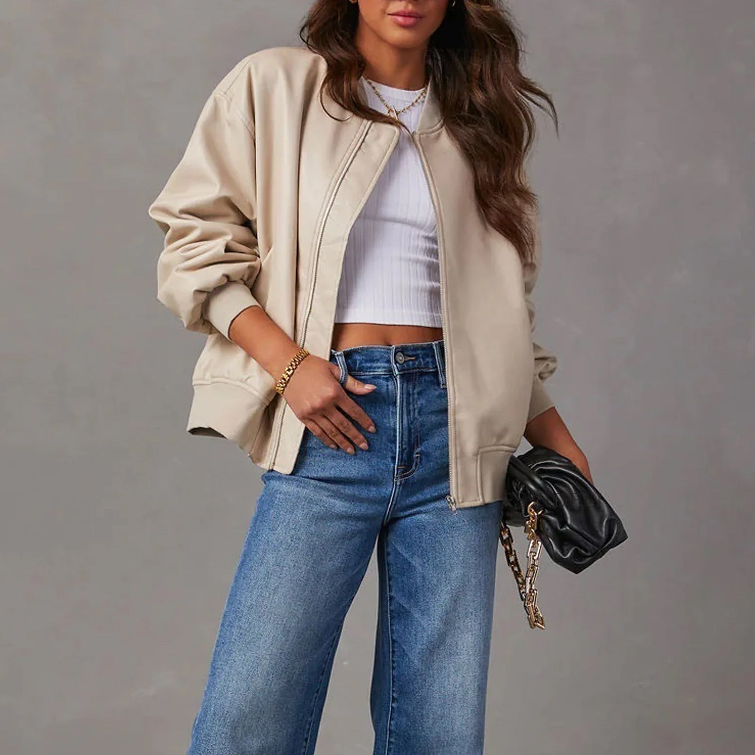 Oversized bomberjakke til kvinder | Casual 2