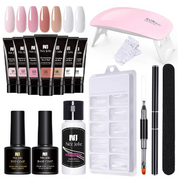 POLYGEL NALS Starter Kit! - Langtidsholdbar neglelak - nem at bruge - Molie 0