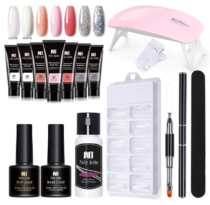 POLYGEL NALS Starter Kit! - Langtidsholdbar neglelak - nem at bruge - Molie 2
