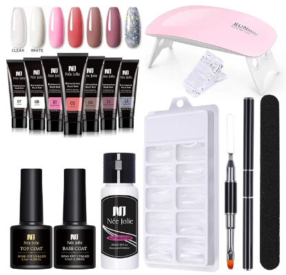 POLYGEL NALS Starter Kit! - Langtidsholdbar neglelak - nem at bruge - Molie 3