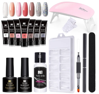 POLYGEL NALS Starter Kit! - Langtidsholdbar neglelak - nem at bruge - Molie 4