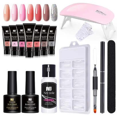 POLYGEL NALS Starter Kit! - Langtidsholdbar neglelak - nem at bruge - Molie 5