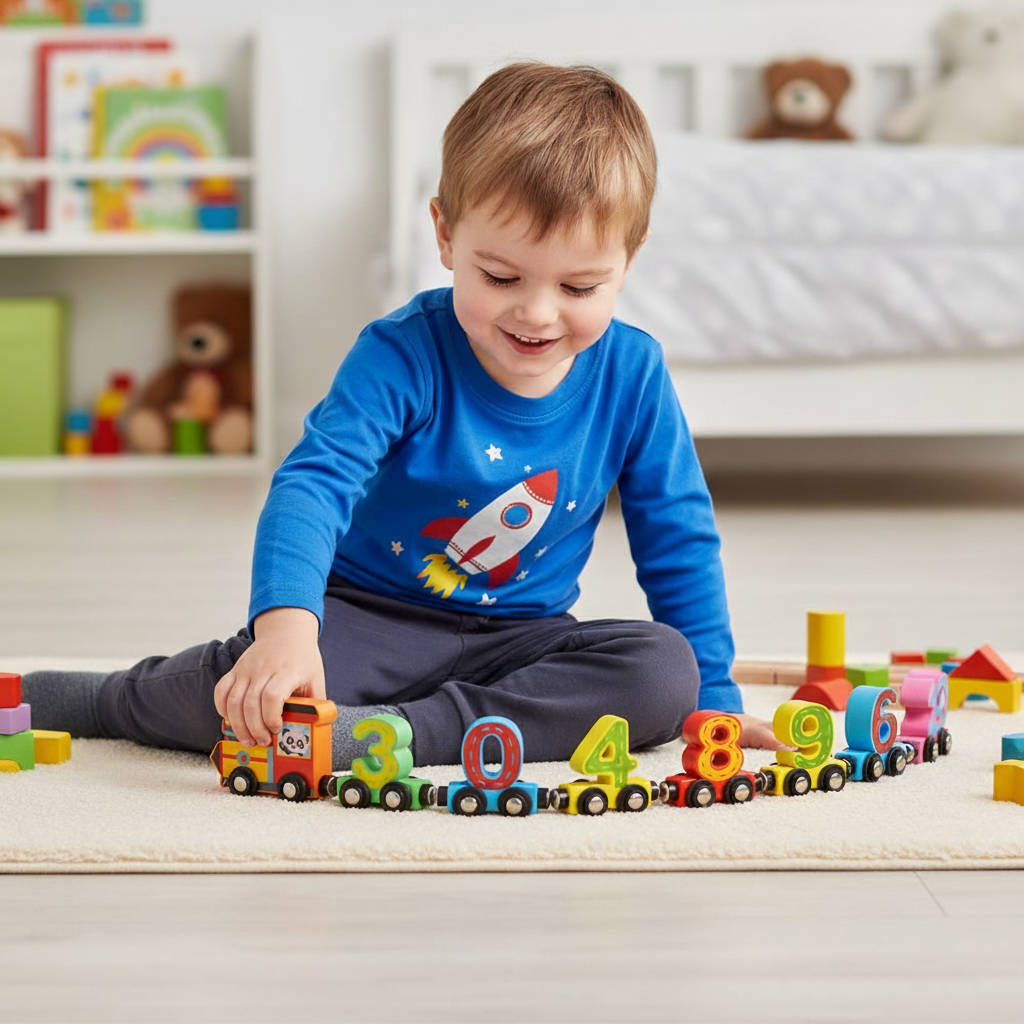 Pædagogisk matematiklegetøj til 3- til 6-årige 0