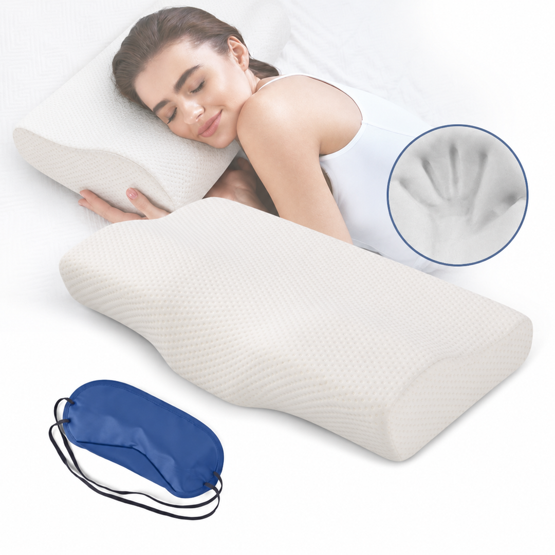 Ergonomisk memory foam cervikal nakkepude