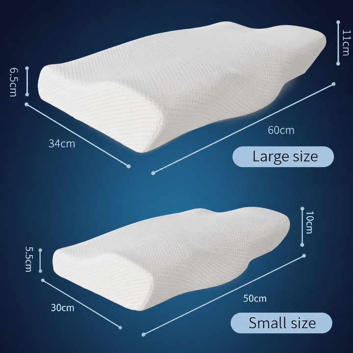 Ergonomisk memory foam cervikal nakkepude