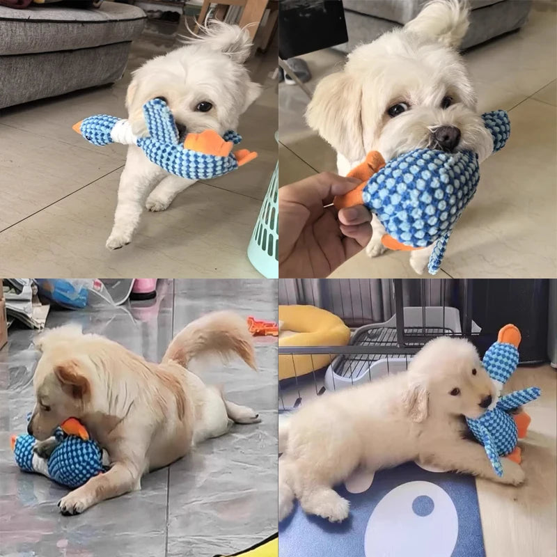Plys hundetyggelegetøj med pibelyd 1
