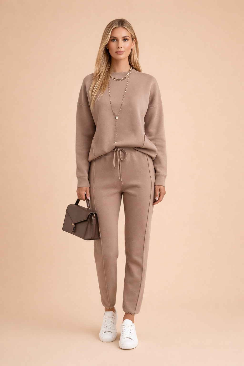Abigail | Komfortabelt og Stilet Premium Loungewear Sæt til Damer