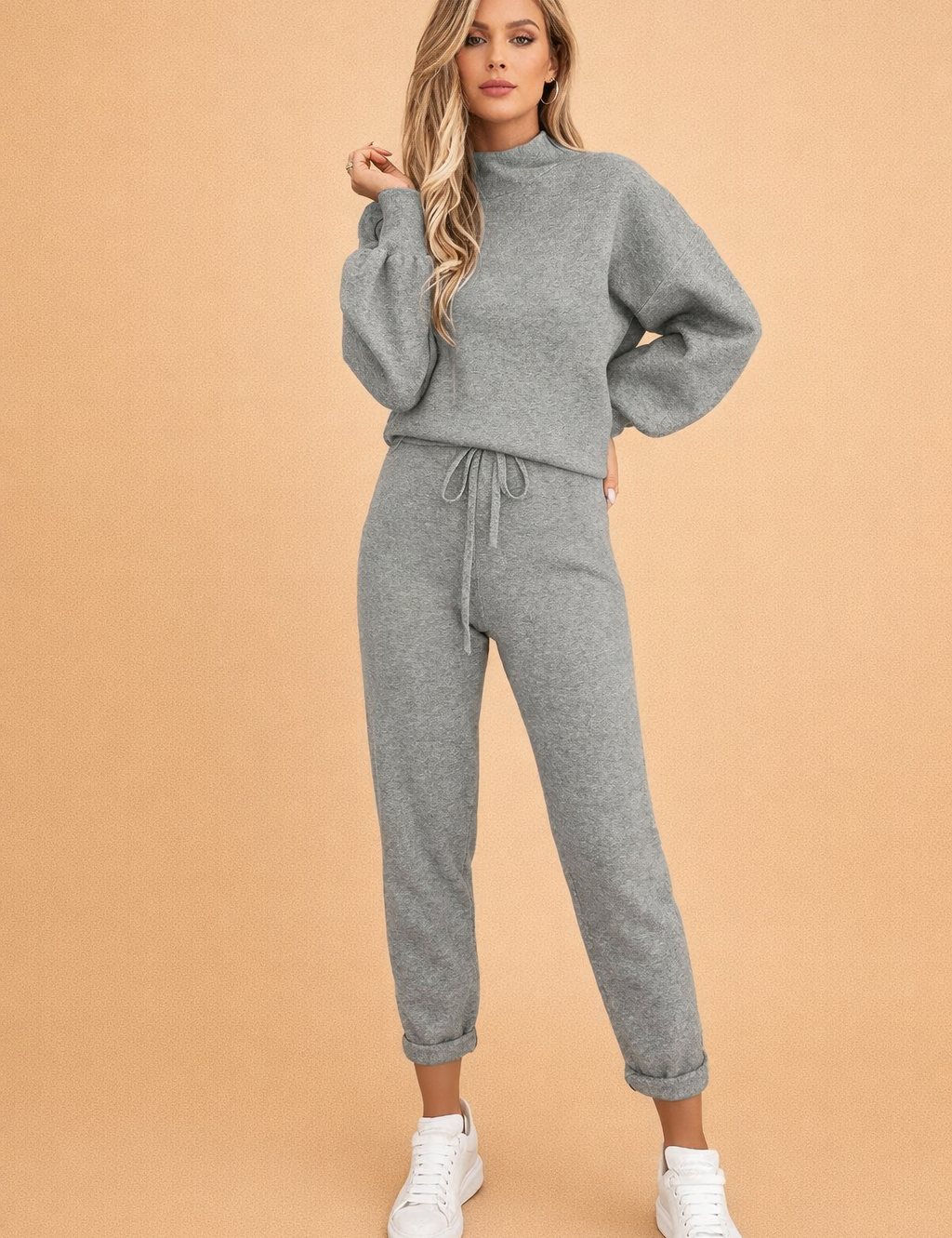 Abigail | Komfortabelt og Stilet Premium Loungewear Sæt til Damer