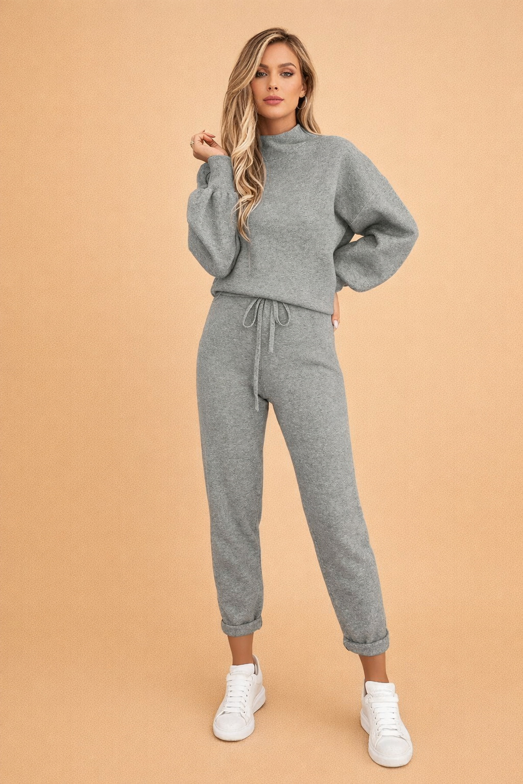 Abigail | Komfortabelt og Stilet Premium Loungewear Sæt til Damer