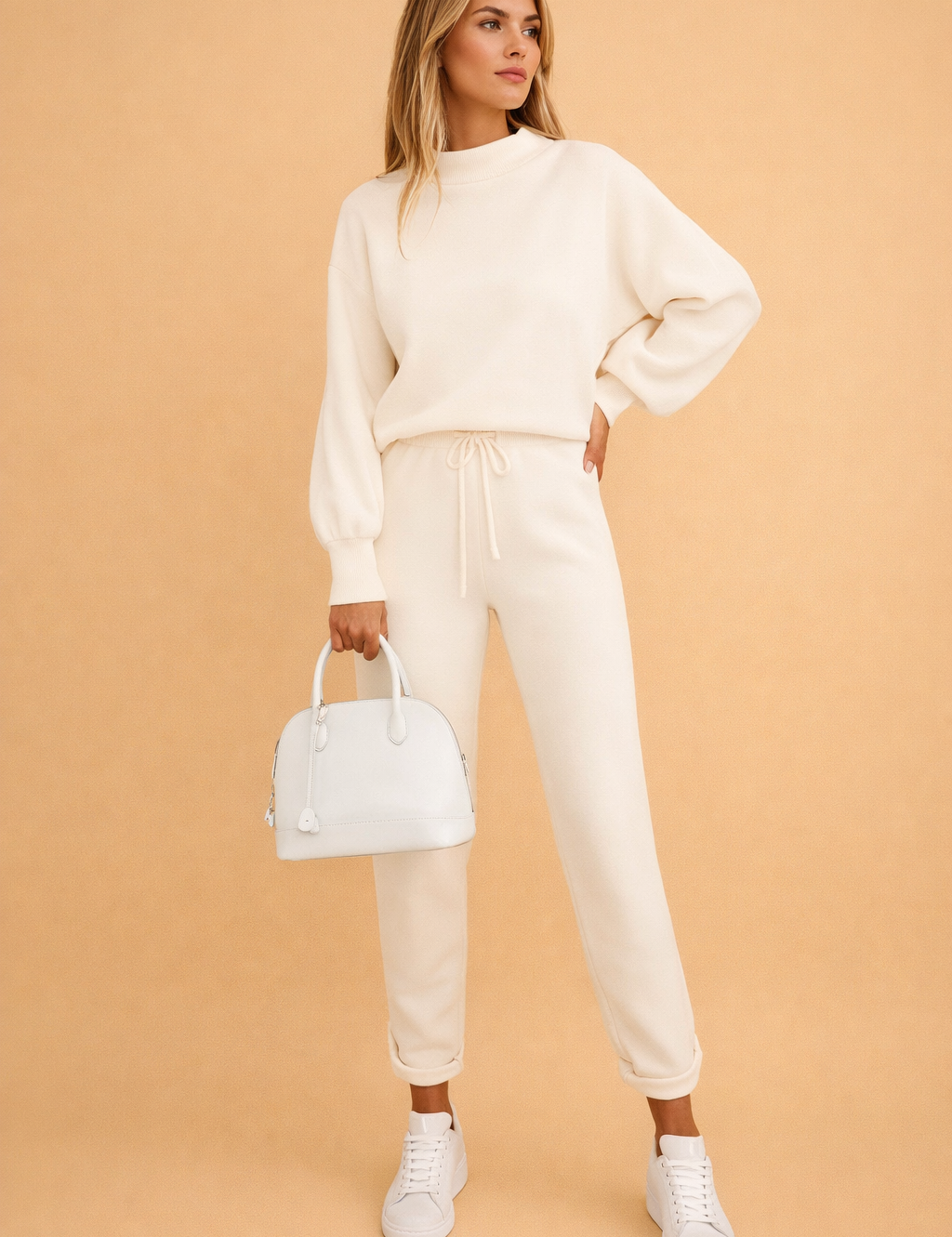 Abigail | Komfortabelt og Stilet Premium Loungewear Sæt til Damer