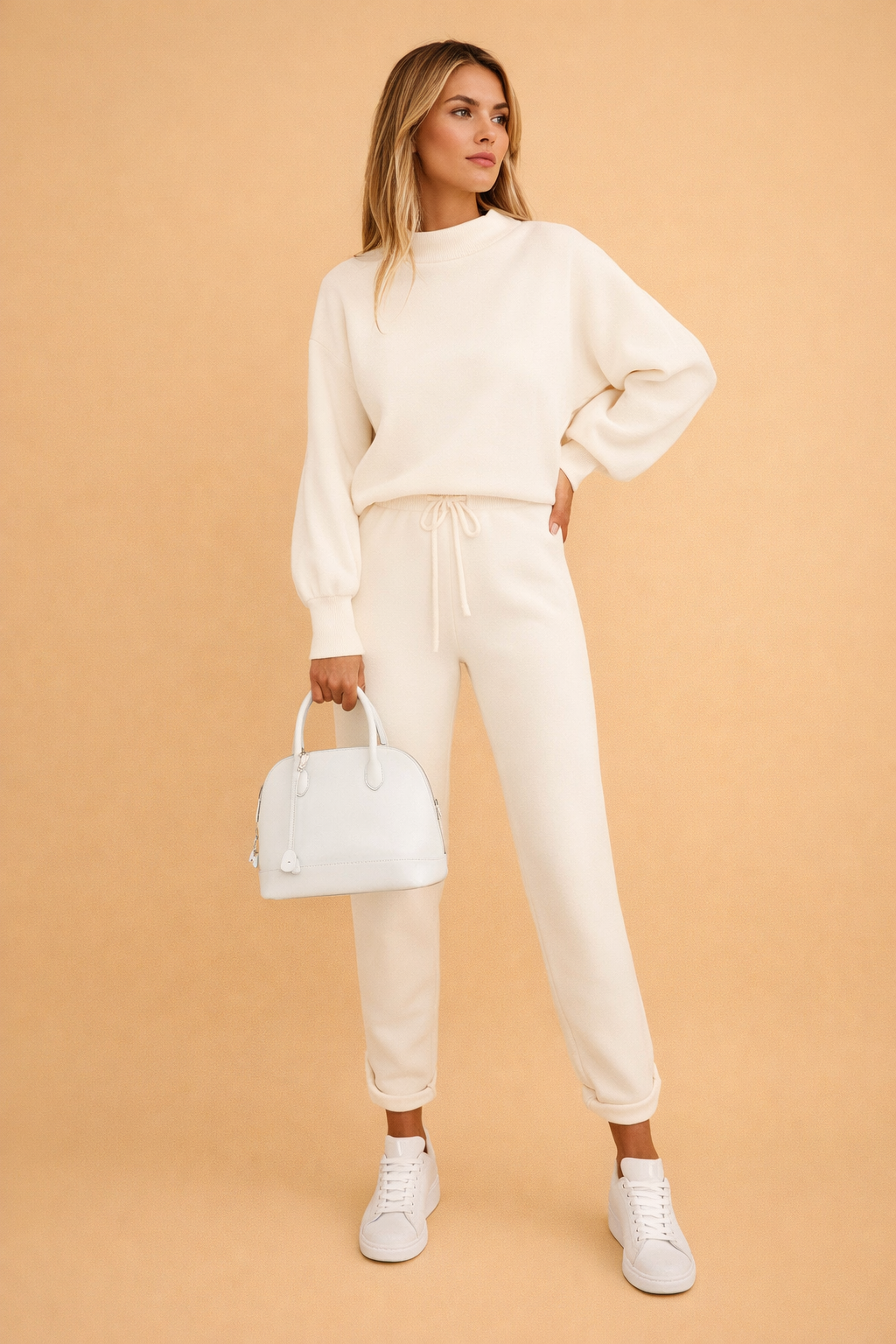 Abigail | Komfortabelt og Stilet Premium Loungewear Sæt til Damer