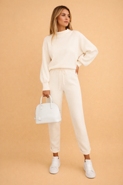 Abigail | Komfortabelt og Stilet Premium Loungewear Sæt til Damer