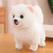 Premium plys Pomeranian tøjdyr – Bløde, realistiske hundeplys til børn, 30 cm høje 5