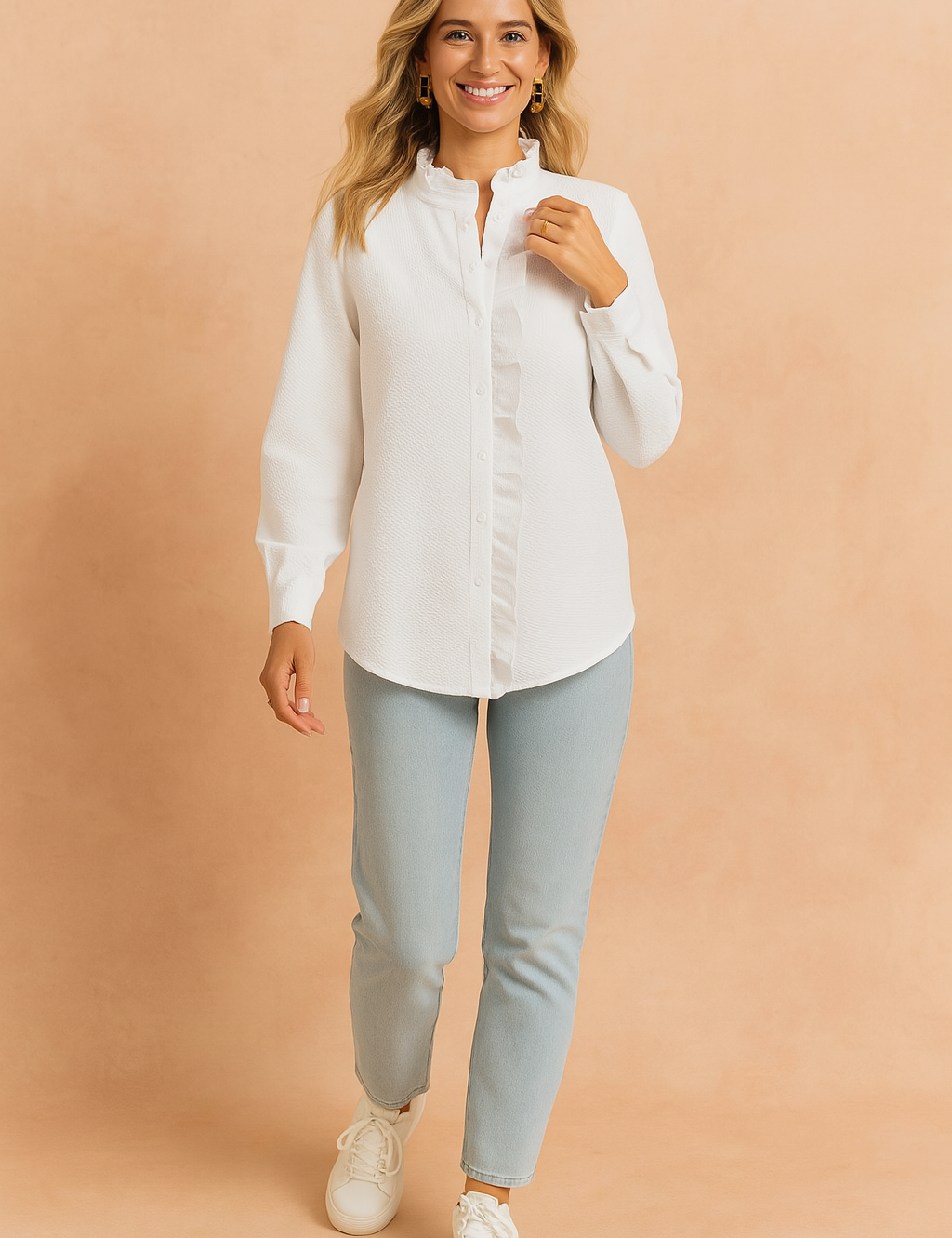 Riva | Chic bluse med en delikat finish 3