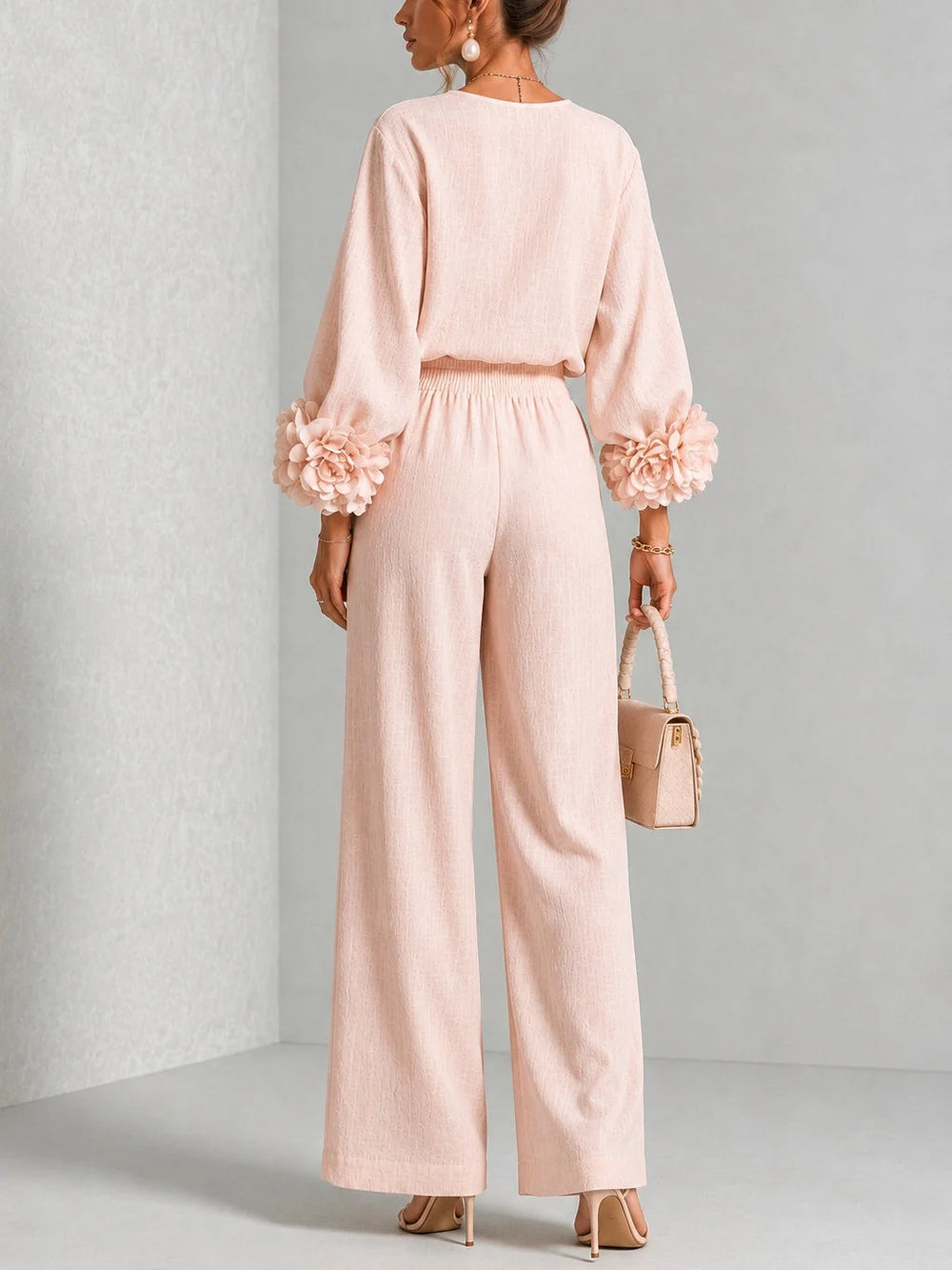 Rosalie | Damen Zweiteiler mit weiten Hosen 1