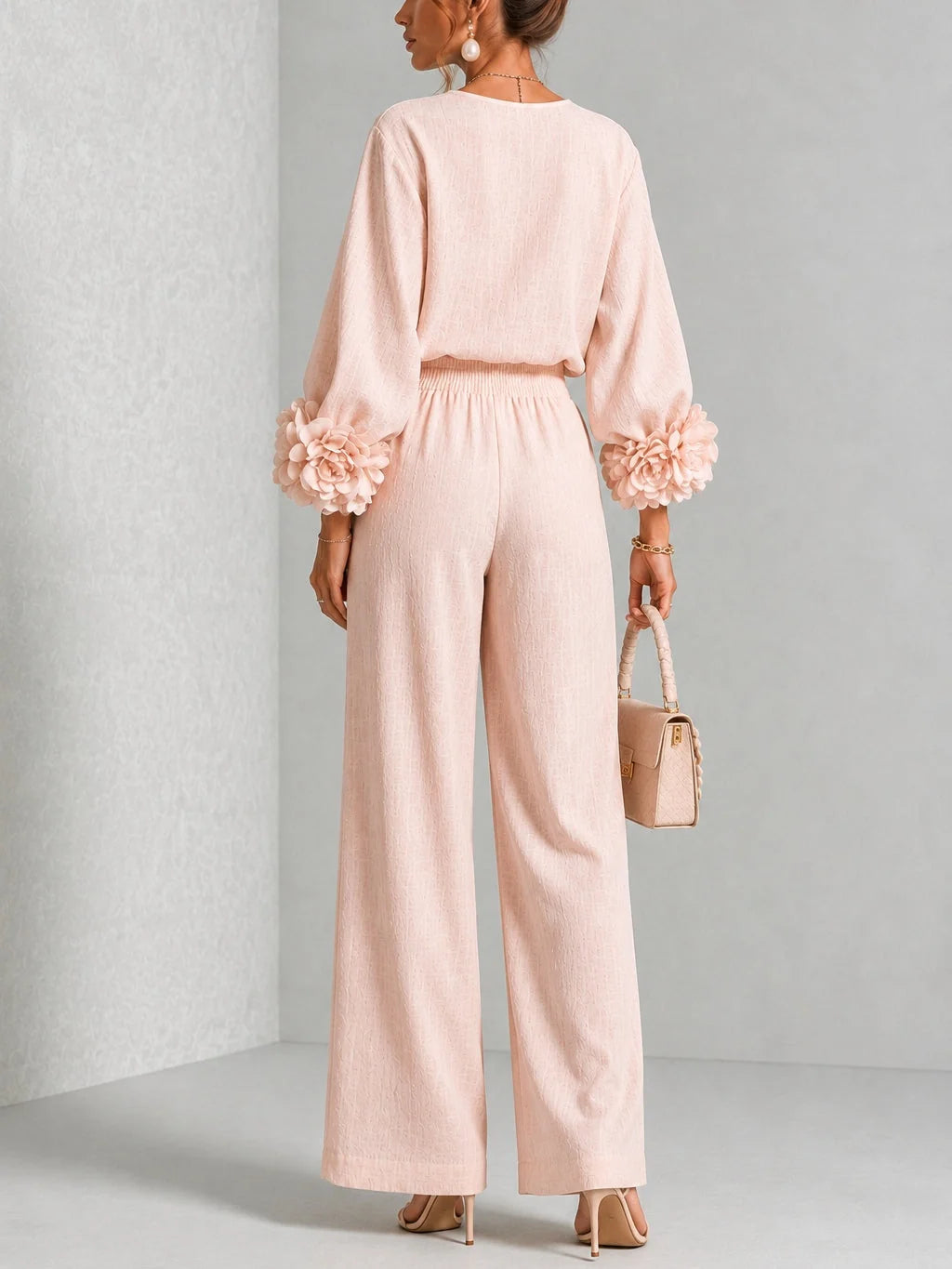 Rosalie | Damen Zweiteiler mit weiten Hosen 1