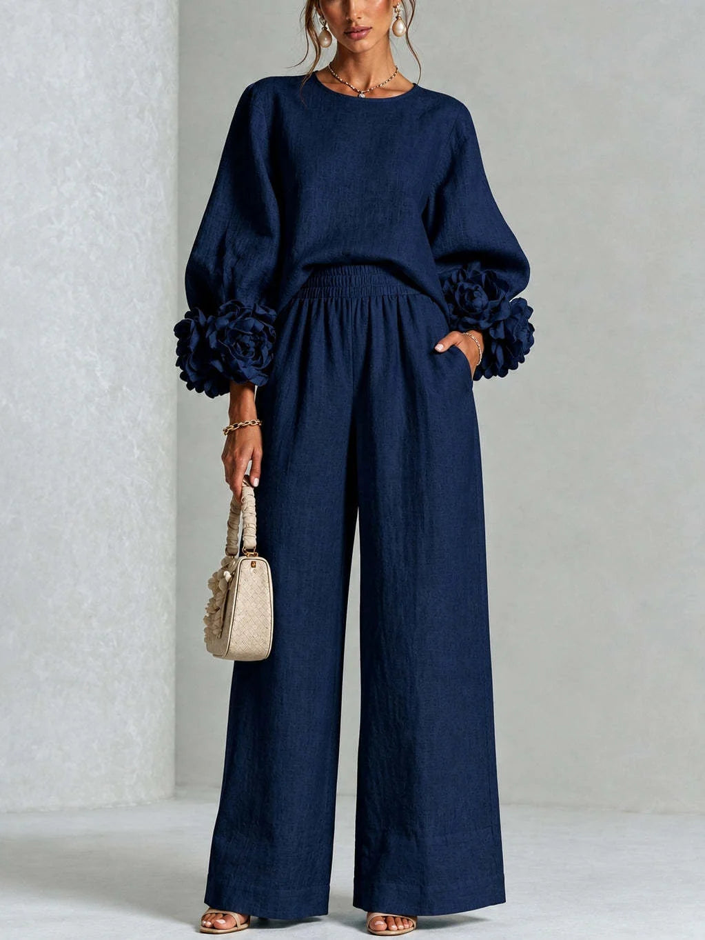 Rosalie | Damen Zweiteiler mit weiten Hosen 9